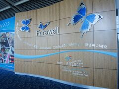 ケアンズ空港到着。
ケアンズ市内から本当に近くて便利です。
夜とはまた違ってとても明るい雰囲気です。