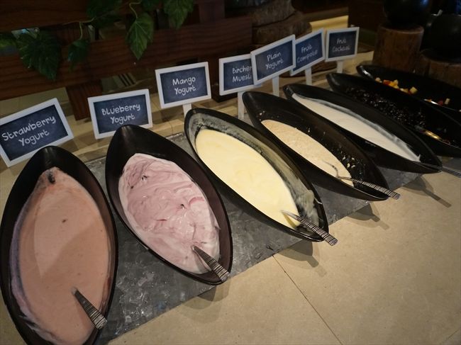 ヨーグルトも種類が多い。