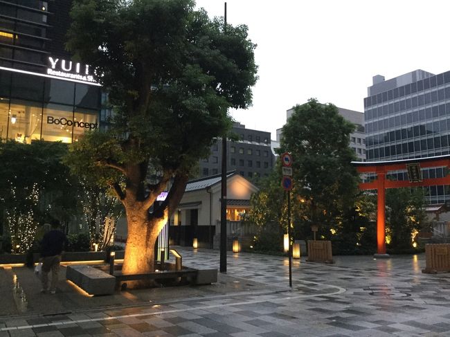 こんな都会に神社があるなんて！