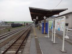 三陸鉄道のホーム。