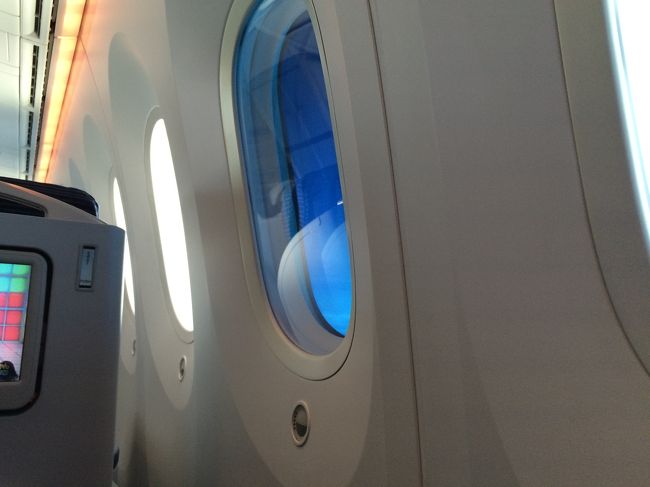 帰りは初めて787に搭乗しました