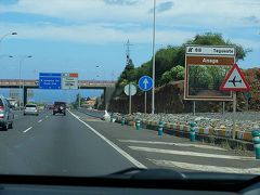 ここはもう今日の宿泊予定地のサン・クリストバル・デ・ラ・ラグーナ近くのテネリフェ・ノルテ空港脇。

ここで先にホテルにチェックインしてしまうと、外に出るのが億劫になりそうなので、画像に標識が出ているアナガへとGO！

アナガは、テネリフェ島北端部のほぼ全域を覆う自然保護地区で、これまで見てきたテイデ山周辺の乾いた風景とはまた別の景観が見られる場所なんだそう。
どんな感じなのか、確かめてみます。