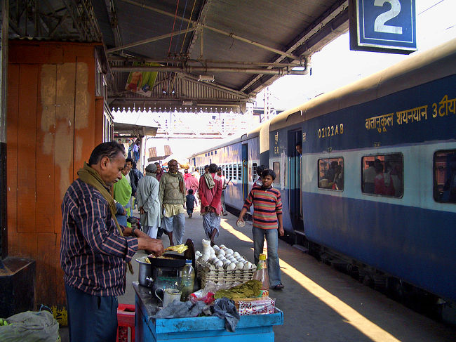 コルカタのハウラー駅を出て約8時間、11時半頃にガヤ駅到着。<br /><br />前回のインドの時に入手していた時刻表ではコルカタからここまでの距離は450kmで所要時間7時間となっていました。<br /><br />インドの列車の時間は当てにならないのが普通らしいが、当初の予定より5時間遅れでガヤ駅に着いたことになります。