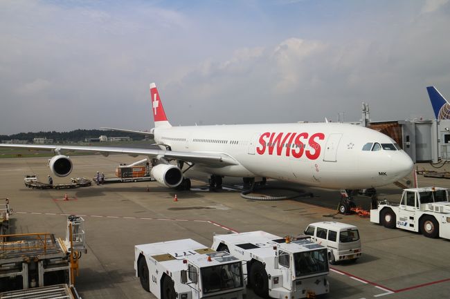 航空機は往路がスイス航空。スイス航空の仕様機材はやや古く感じられた。日本語対応の映画なども少ないし、私の席の機内誌はボロボロだった。イメージが良かっただけにガッカリ。