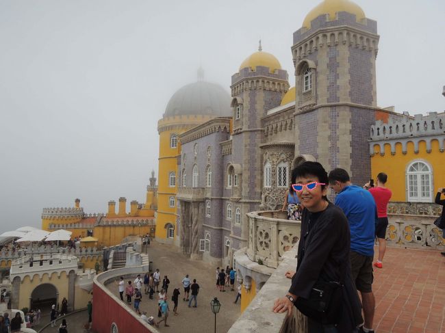 たぶん晴れていれば、絶景だったでしょうが、<br />残念、霧に包まれたペーナ宮殿となりました。<br /><br />ホント、寒～～～い！