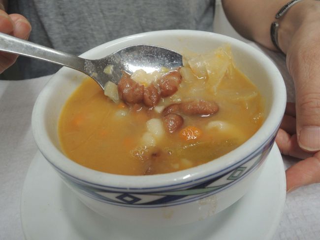 お豆のスープ、<br />食べ過ぎ＆飲み過ぎの胃に優しい～！