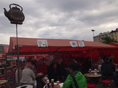 ハカニエミ、2日目の朝は目の前のハカニエミマーケットで朝ごはん。