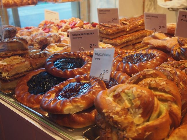 もっとシナモンロール食べるかなあって思っていましたが<br />結局、ハカニエミマーケットで食べただけ、でした。<br />もっと食べたかったー。<br />カンニストンレイポモは市内にいくつか店舗があるそうです。<br />ハカニエミにもありました。