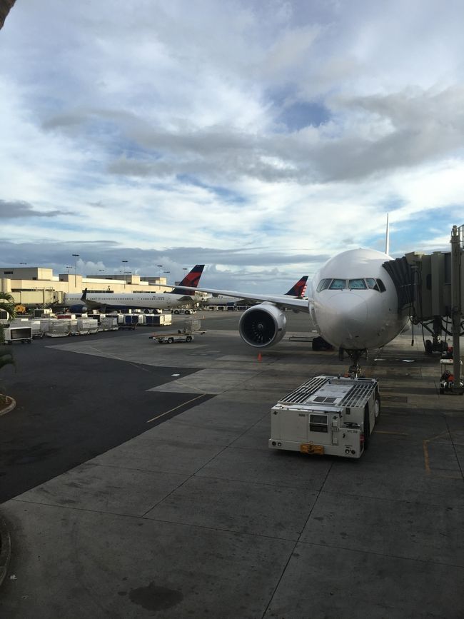 ・今までは車で空港まで移動していましたが、タロさんは電車大好きボーイ☆<br />荷物を空港宅配してしまえば、電車移動も全然アリでした！<br />時間は早いし正確、ビールも飲めちゃうし(飲まなかったけど)、景色を眺めたり電車を見たり楽しめました。<br /><br />・一番ハワイシャトル、安くて良かったです。<br />空港出口でお迎えしてくれるし、片道利用もでき、ネット予約も簡単にできたので、また利用したいです。<br />(以前、Ｓシャトルを往復お願いしたのに、帰りのシャトルが来ず大慌てした経験アリ)