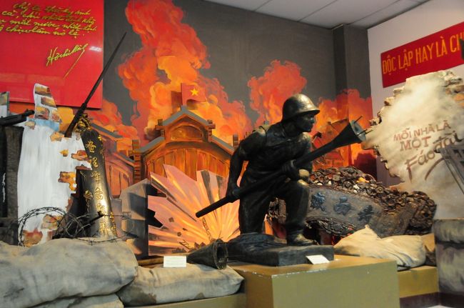 展示にも迫力があります。