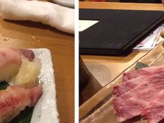 翌日の午前中の予定がなくなったので、ゆっくり飲むことに。

宿からでんわで予約をしてからこてっぺんへ移動。

台風の影響で仕入れができず、メニューに一部欠品があるとのこと。
それでも石垣牛はうまい！