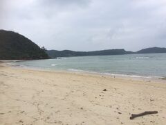 白浜からホテルの船に乗ってイダの浜へ。

波はあるものの、あまり遠くに行かなければ特に禁止事項なし。
さすがイダの浜、国際避難港。

海に入ってみると、ものすごいにごり。
視界ゼロで息苦しいほど。
なるほど、キャンセルを勧めるわけだ。

すぐに上がって、離島ターミナルで買ったお弁当とおやつをたべて
あとはひたすらビーチコーミング。

ハンモックに乗ったりしてみるも、さすがに時間が余って
ほかのツアーに便乗して、早めに撤退。

台風に振り回されて、いやになってくる・・・


その後ホテルの洗濯機戦争に負け、なんだか疲れきって夕食を食べに出る気にもならず
ルームサービスのピザをつまんで、不貞寝。

ニラカナイにルームサービスができてたありがたい！