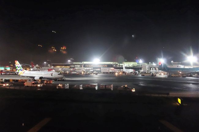 ＪＦＫはこの時間も混雑でした。