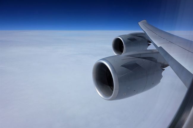 セントマーチンでみれなかった４発エンジン。