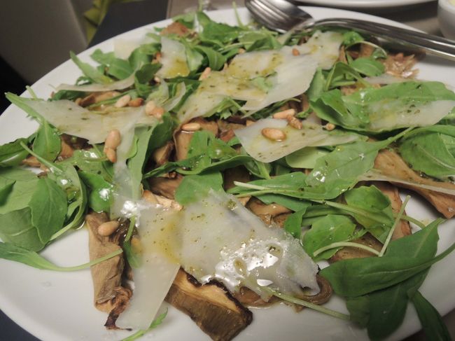 マッシュルームのカルパッチョ、<br />もう、最高に美味しい～～～～～！