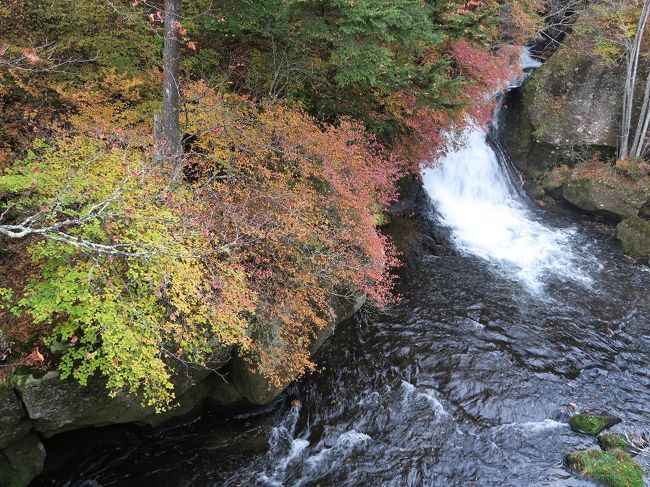 竜頭の滝１<br /><br />　人間が群がっています