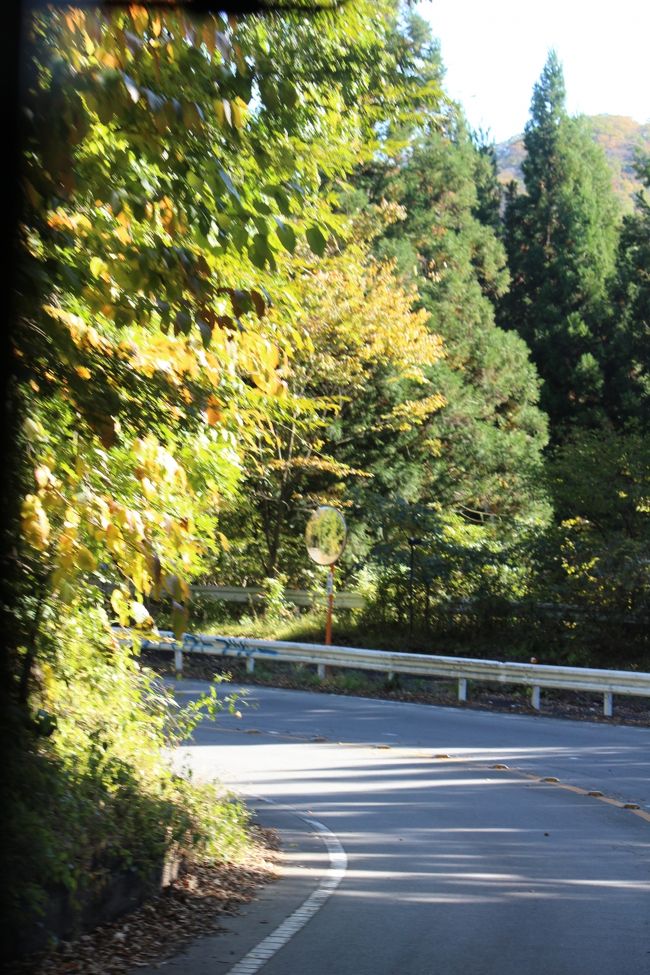 国道18号線<br />カーブに番号が振ってありました