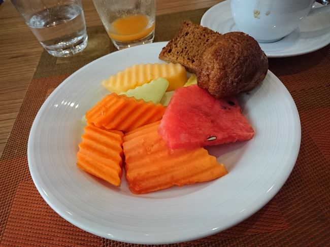 旦那ちゃんは、大好きなパパイヤ沢山たべて大満足！<br /><br />昨日の、、体調不良はどこへ～（笑）