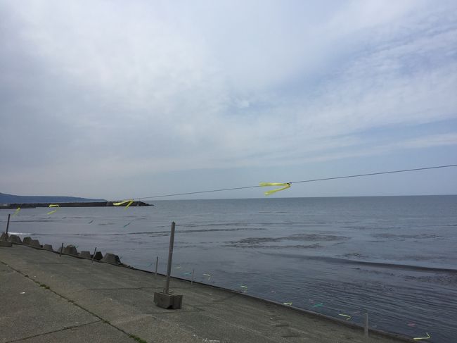 三日目。最終日。<br />昨夜は弘前市の相馬ロマントピアに宿泊、写真を忘れてしまったのですがコテージはペット可です。ここもうん十年前に宿泊しました、その頃は綺麗でした。今は私と一緒で年季入ってました（汗）<br />さて、鯵ヶ沢に向かいます。<br />目的はイカの一夜干しを食べる、わさおに会う、千畳敷の見学です。<br />