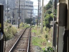 定刻だと田原町駅で４分停車。
到着してすぐに出発したので、遅れは２分に縮まった。