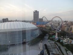 やってきたのは東京ドームホテル！！
今回は低層階なのでこんな景色です。