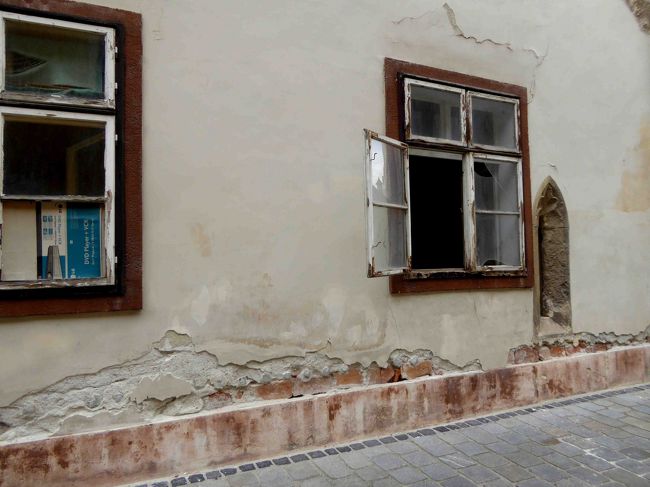 こんな荒れた家や、<br />