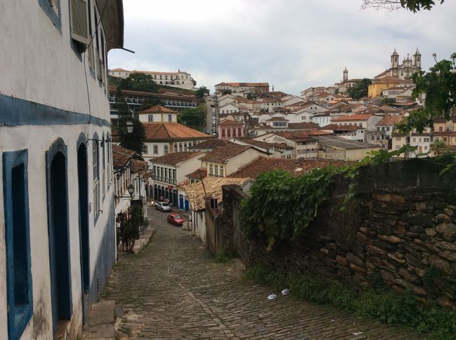 オウロプレットの街は物凄く急勾配です。