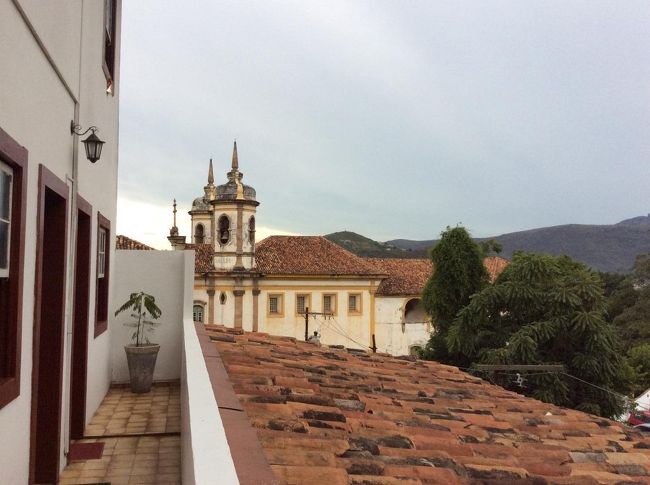 泊まったユースホステルからの眺め。ユースホステルの立地は良い。