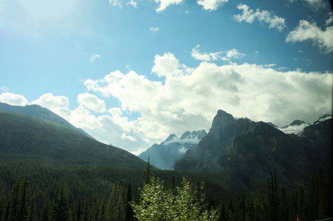 ぜ～ぜ～いいながらバスに戻ると友人はすでに戻ってきていました。<br />よかったよかった。<br /><br />次はモレーンレイクへむかいます。