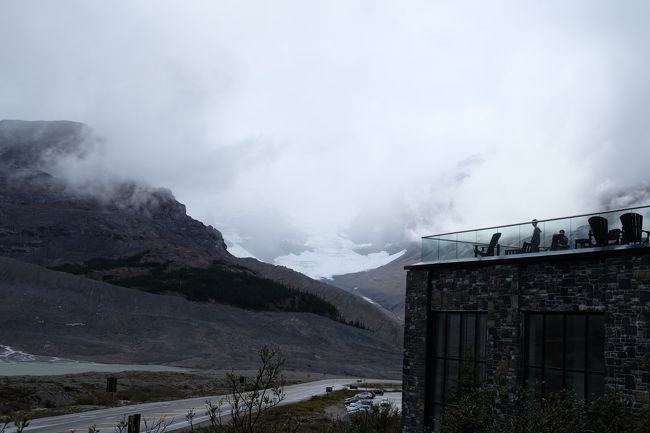 コロンビア大氷原に到着です