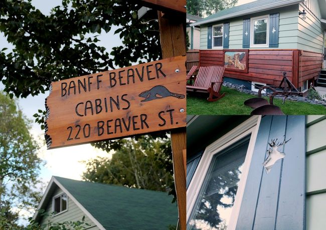 小さなCabinがいくつか並んでいました。<br />私たちが止まったのは「エルフ」というキャビン