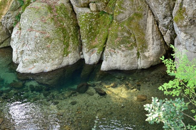 魔林峡<br />水が澄んでいます。