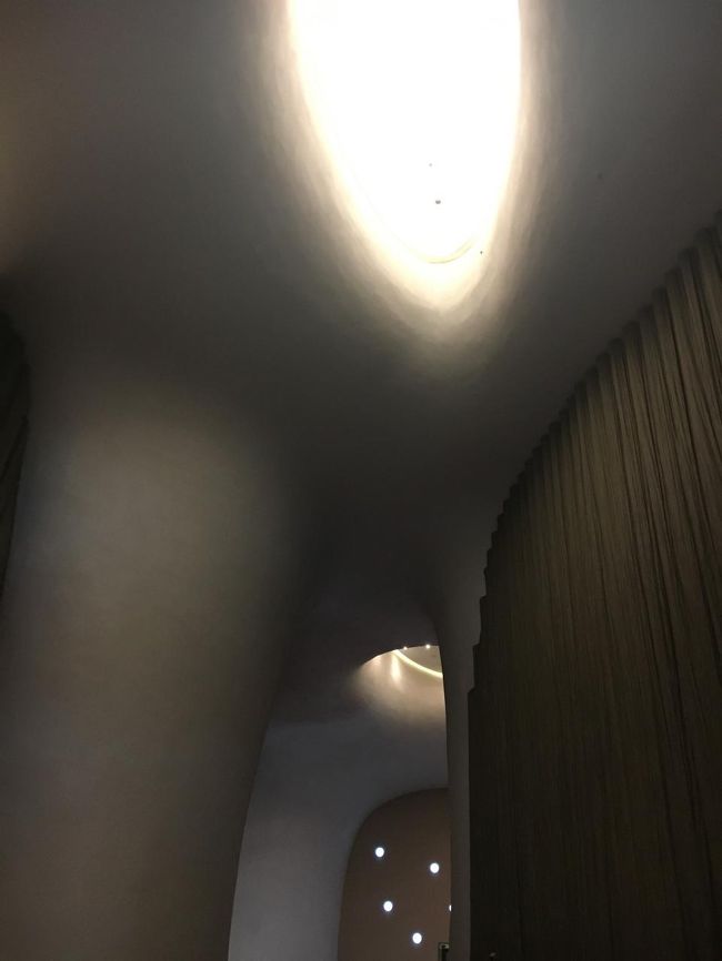 木目調のカーテン