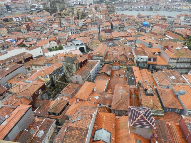 屋根をクローズアップするとこんな感じ。<br />さすが歴史地区、古い屋根が残ったまま！