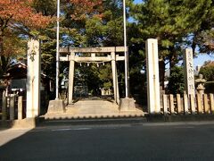 真清田神社から徒歩で、
今回の旅のメインイベントと言っても過言ではない、尾張国一の宮「大神神社」へ！

結構あるいたような…
