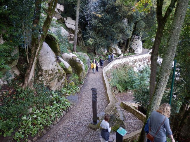 中に入るとまずは５分ほどの山道を進みます。<br />都会から離れて自然いっぱい！