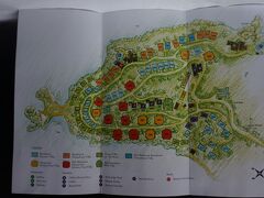「バンヤン ツリー ビンタン」のリゾートマップ。
サムイ島よりはこじんまりしてるかなぁ。