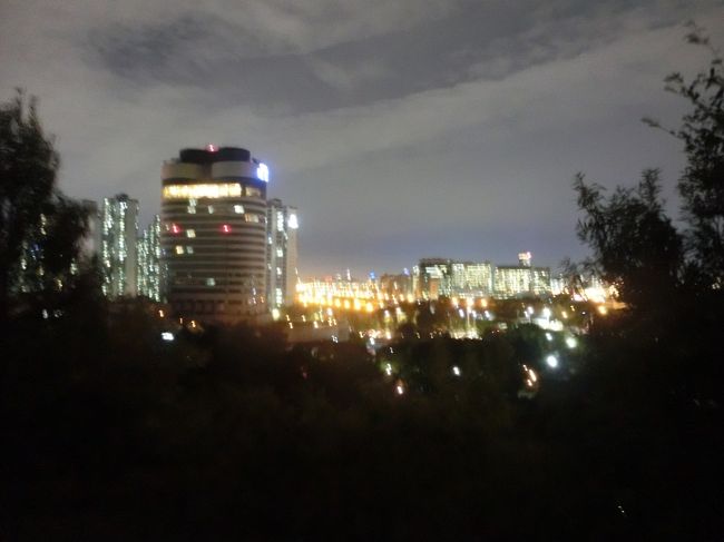 川の方向　最初王都があったところかな<br /><br />そちらへも北門から出て行くつもりが、城の丘をぐるぐる迷路のように歩き回ってしまい行けませんでした。祭りの控えの馬や武将姿の人が戻ってくるところに出くわし幻想的であったよ。(ちょっとびっくりしたよ;) <br /><br />遊歩道沿いにも展示施設が点在していましたが、夜なので見ていません。