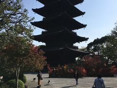 　東寺の五重の塔です。
　