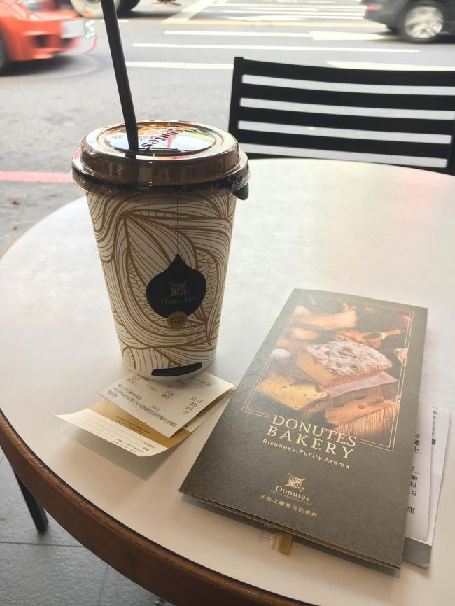 ホステルへ戻る途中でアイスコーヒー。