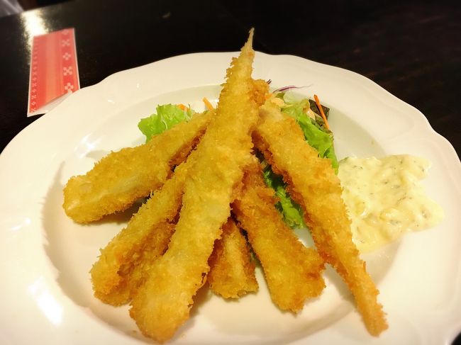 アダンの芽のてんぷら<br />たけのこに似てますね。
