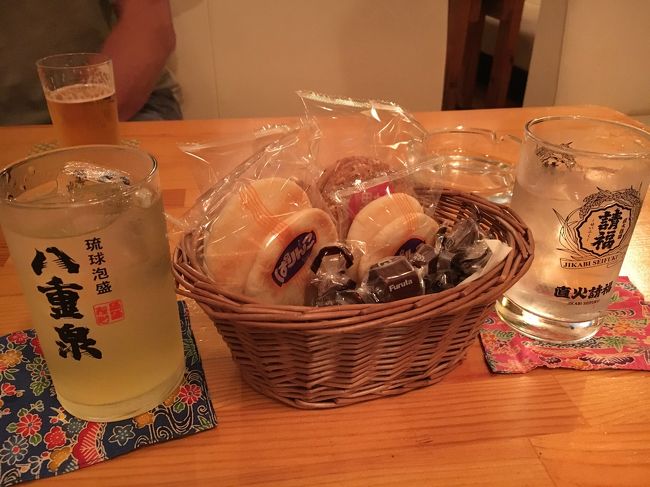 そして本日のラストは　芭蕉布という民謡スナック？<br />お酒と乾き物しか出てこない、２ドリンク１ステージ￥2500