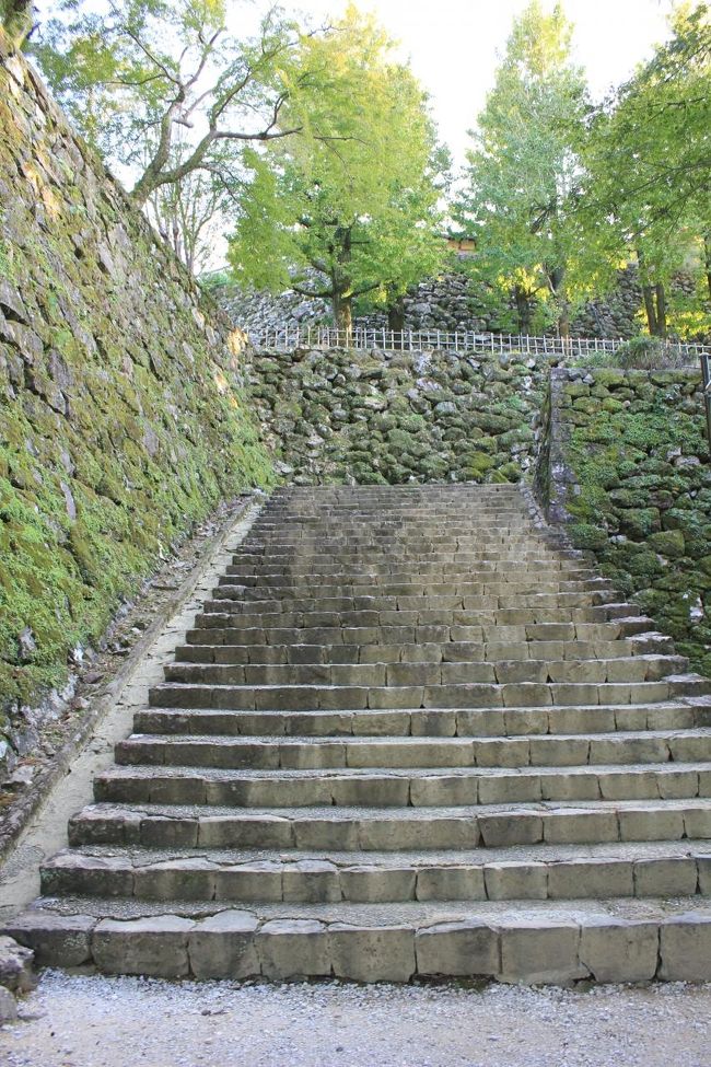 北曲輪からの石段を登って