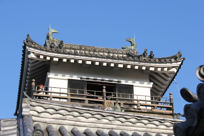 最上階の廻縁高欄が特徴的