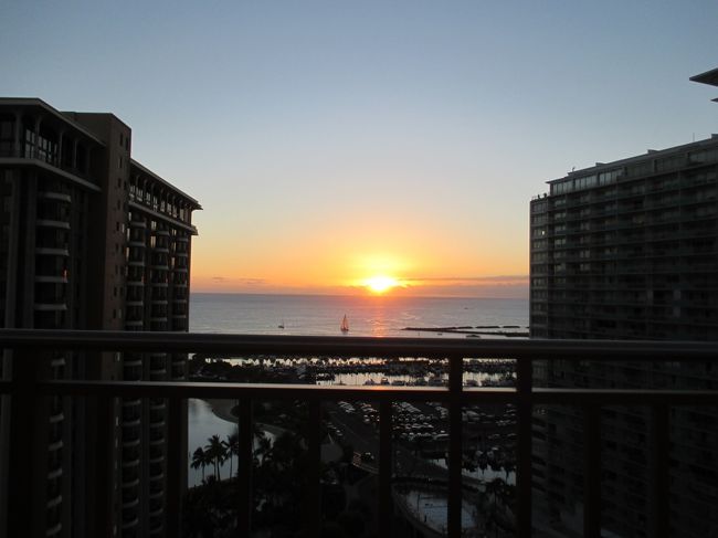 今日のサンセット。