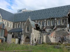 2011年2月の地震で壊れてしまった大聖堂。
あんなにも美しかったのに！