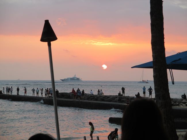 今日も素敵なサンセットを見れました。