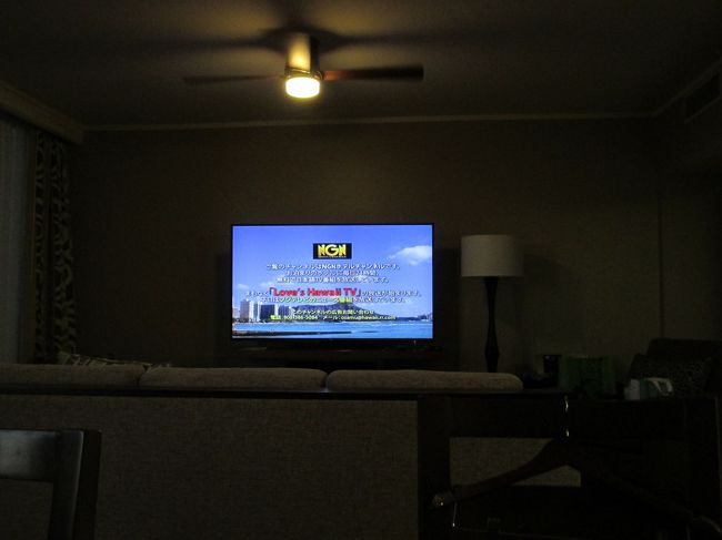 部屋に戻ってテレビ見たり。