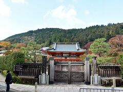 勝尾寺

住所：箕面市勝尾寺（これでいいのかな？）

箕面の滝駐車場から車では数分ですが、坂道なので歩くのは大変。
でも、歩いている人も自転車の人も見掛けました。
