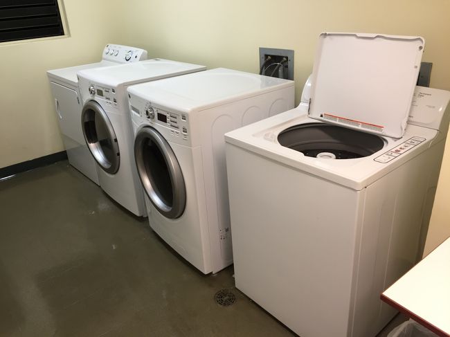 希望していたランドリー<br /><br />この部屋は宿泊用のカードキーが無ければ入れません。